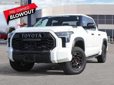 2022 Toyota Tundra Hybrid Limited TRD PRO, RED LEATHER