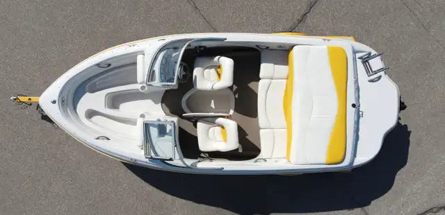2008 Tahoe Q4 Sport Mercruiser 4.3L TKS 190 used bowrider; fiber in Powerboats & Motorboats in Prince Albert - Image 13