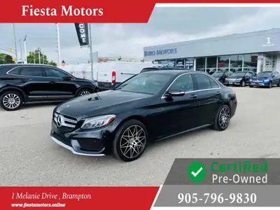 C 300 4MATIC, AWD, SUNROOF, BLUETOOTH, BACKUP CAM, NAVI, ALL POWER OPTIONS! Huge Selection Of Qualit...