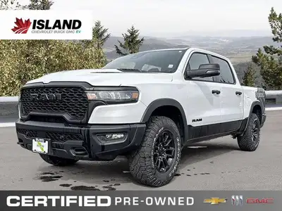 Conquer any terrain with this 2025 Ram 1500 Rebel Crew Cab, boasting a powerful 3.0L I6 Hurricane Tw...