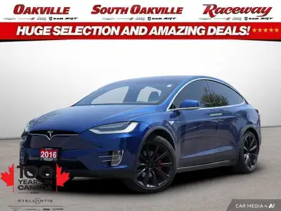 2016 Tesla Model X P100D Blue Electric Motor 1-Speed Automatic Call us at (905) 845-4211 today to ma...