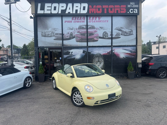 2004 Volkswagen New Beetle Convertible, Heater, Pwr Windows *NoC in Cars & Trucks in Mississauga / Peel Region