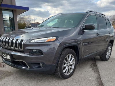 2018 Jeep Cherokee 4x4 Limited Low Mileage | Heated Seats | Blin