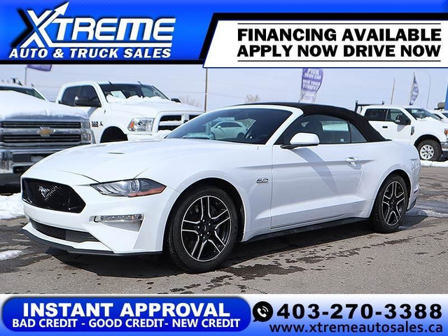 2022 Ford Mustang GT Premium Convertible - NO FEES! in Cars & Trucks in Calgary