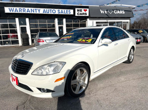 2008 Mercedes-Benz S-Class 5.5L 4MATIC BT NAVI REV CAM PARK ASSIST LEATHER SUNROOF...PERFECT