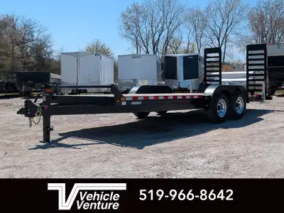 SIZE: 80" X 20' WEIGHT: 2,850 lbs PAYLOAD: 7,050 lbs GVWR: 9,900 lbs AXLES: (2) 5,200 lbs Axles w/Ea...