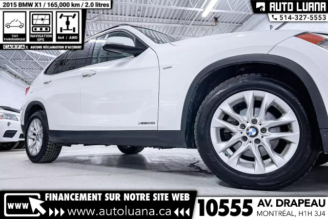 2015 BMW X1 xDrive28i TOIT PANORAMIQUE/CAPLAY/MAGS/PUSH START in Cars & Trucks in City of Montréal - Image 2