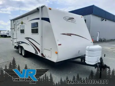 VR Thetford Paiement à partir de 0$/sem. + TX. 2010 R Vision Trail Sport 22QB Roulotte 22 pieds - lé...