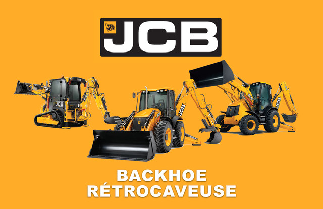 2022 JCB Construction Equipment Backhoe - rétrocaveuse in Heavy Equipment in Charlottetown