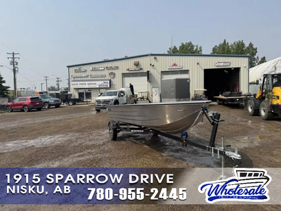 - 16' MARLON ALUMINUM BOAT - SINGLE AXLE TRAILER - CENTER CONSOLE - MERCUIRY 30ELPT MOTOR ...FINANCI...