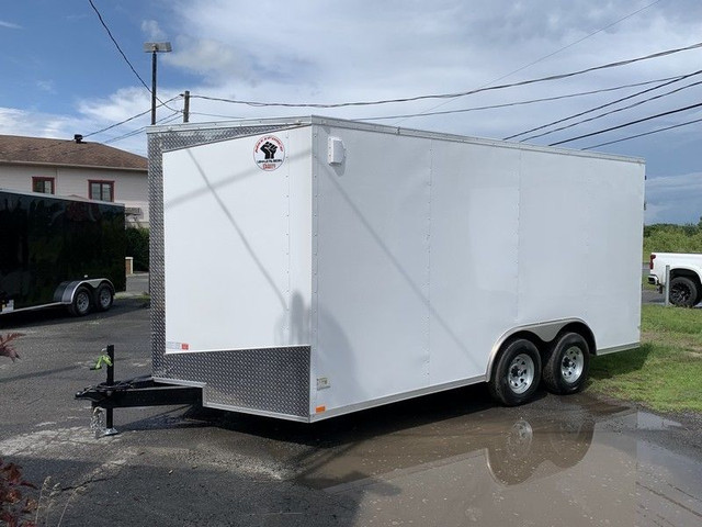 *EN INVENTAIRE* HYPER-HD 8.5X16 + VNOSE 7.3 DE HAUT (RAMP +295$) in Cargo & Utility Trailers in City of Montréal - Image 2