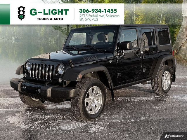  2017 Jeep Wrangler 4WD 4dr Willys Wheeler in Cars & Trucks in Saskatoon