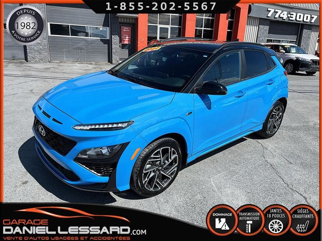 Hyundai Kona N-LINE, AWD, 2 TONS, AUTOMATIQUE, BAS KM, MAG 18 P  in Cars & Trucks in St-Georges-de-Beauce - Image 2