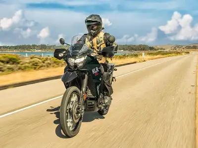 Come in and throw a leg over this low KLR650. Adventure bikes built for every inseam. Price does not...