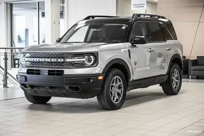 Superbe Bronco Sport offert en version Badlands incluant le 2.0L Ecoboost, la traction intégrale, le...