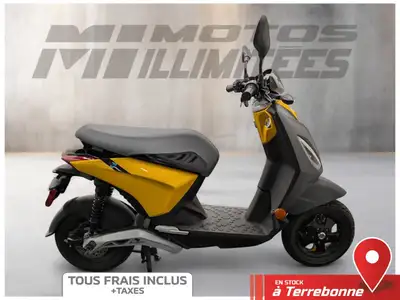 PIAGGIO 1 ACTIVE 2022 Orange 749 km au compteur. Motos Illimitées Terrebonne. Prix de vente inclus l...