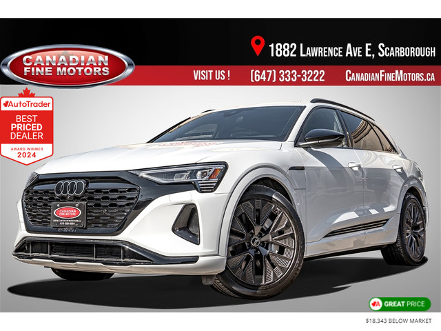 2024 AUDI Q8 E-TRON AWD | LDW | PANO | NAVI | CAM | NO ACCIDENT  in Cars & Trucks in City of Toronto