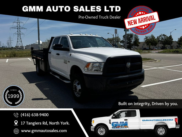 2017 Ram 3500 Dually Crew Cab Flat Bed 4WD in Cars & Trucks in City of Toronto