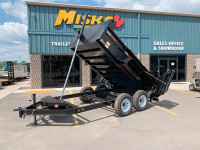 Lowbed Dump Trailer by Miska - Made in Canada