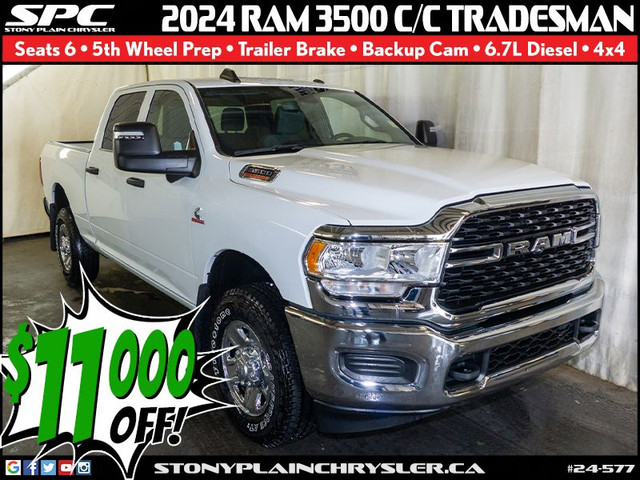 2024 RAM 3500 Tradesman 4x4 Crew Cab 6'4 in Cars & Trucks in St. Albert