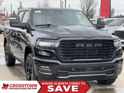 This 2025 RAM 1500 LARAMIE CREW CAB 4X4 has the following options Leather Trimmed Bucket Seats, Remo...