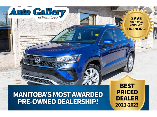 2022 Volkswagen Taos COMFORTLINE AWD | PANORAMA SUNROOF | CARPLA in Cars & Trucks in Winnipeg