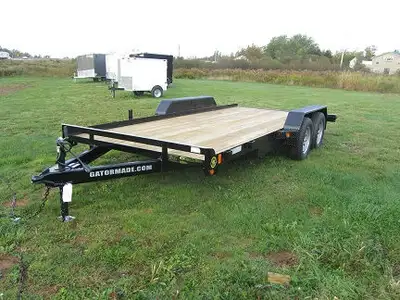 2024 Gatormade 16' car hauler/lowboy. These trailers are currently in stock at our Truro location an...