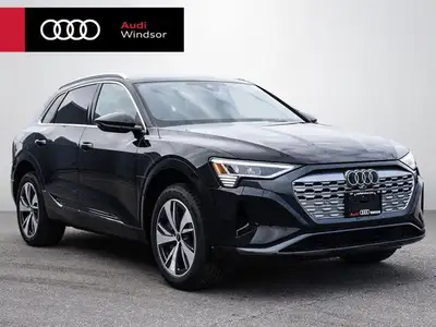 *AUDI WINDSOR DEMONSTRATOR / LOANER PROGRAM * This Audi Q8 e-tron boasts a Electric engine powering...