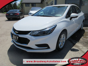 2017 Chevrolet Cruze GREAT VALUE 1-LT-EDITION 5 PASSENGER 1.4L - TURBO.. HEATED SEATS.. BACK-UP CAMERA.. TOUCH SCREEN DISPLAY.. BLUETOOTH SYSTEM.. KE