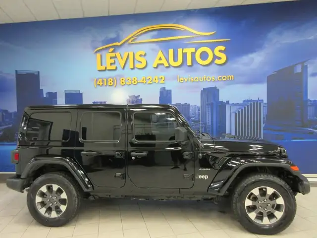 JEEP WRANGLER 2023 UNLIMITED SAHARA 4X4 GPS CUIR CAMERA 38900 KM in Cars & Trucks in Lévis - Image 3