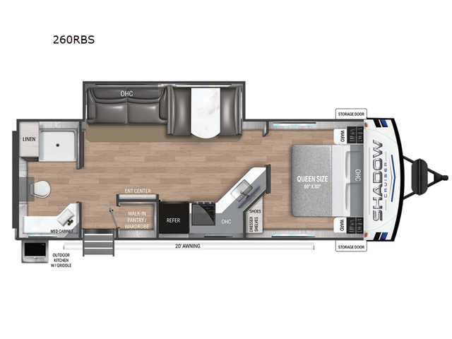 2024 Cruiser Shadow Cruiser 260RBS in Travel Trailers & Campers in Ottawa - Image 3
