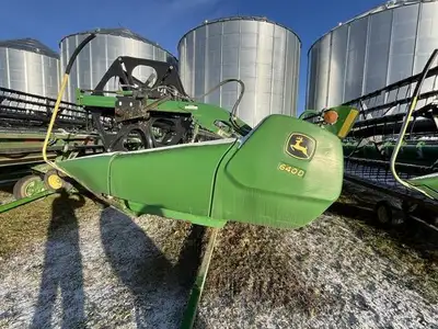 Location: Horizon Ag & Turf Falher 2013 JOHN DEERE 640D, DRAPER TO BE USED W/COMBINE ONLY, POLY TINE...