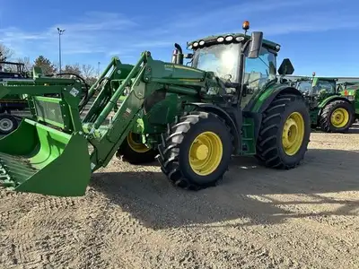 Location: Horizon Ag & Turf Mayerthorpe 2023 JOHN DEERE 6R 155, AUTOPOWR / IVT - 50 KM/H, E-SCV 3 FU...