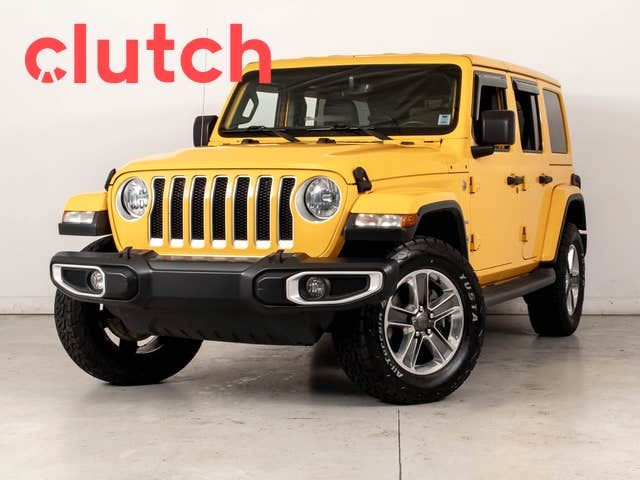 2019 Jeep Wrangler Unlimited Sahara 4WD w/ Apple CarPlay, Nav, R in Cars & Trucks in Bedford