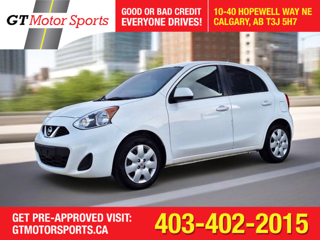 2017 Nissan Micra S |HANDS FREE CALLING | $0 DOWN | EVERYONE APP in Cars & Trucks in Calgary