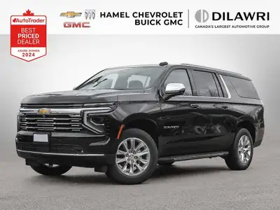 SUBURBAN PREMIER 4WD Engine: 5.3L 8cyl. L/100Km City: 17.1 L/100Km Hwy: 12.6 Safety Equipment Rappel...
