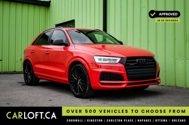 2018 Audi Q3 2.0 TFSI quattro Technik • SUNROOF • NAV • PREM. AU in Cars & Trucks in Ottawa