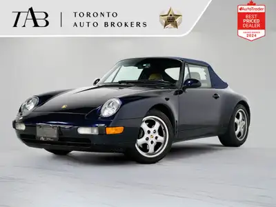 This 1995 Porsche 911 Carrera Convertible is a Local Ontario vehicle with Clean Carfax Report. It of...