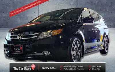 2015 Honda Odyssey Touring w-RES & Navi Leather/DVD/No Accidents