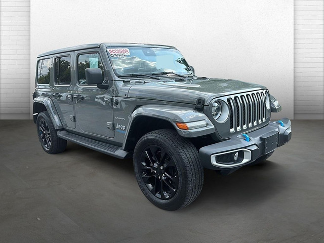 2022 Jeep Wrangler 4xe * SAHARA * CUIR * SKY TOP * CRUISE ADAPT  in Cars & Trucks in Longueuil / South Shore - Image 2