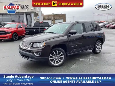 2014 Jeep Compass Limited - LOW KM, HEATED LEATHER SEATS, POWER 