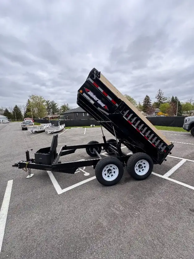 6x10 5TON Dump Trailer With Ramps in Cargo & Utility Trailers in Brantford - Image 8