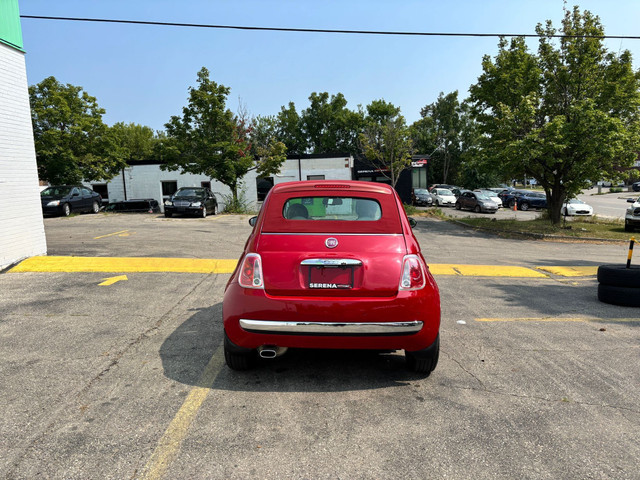 FIAT 500 CONVERTIBLE LOUNGE | AUTO | FULLY LOADED | NO ACCIDNTS  in Cars & Trucks in Mississauga / Peel Region - Image 4
