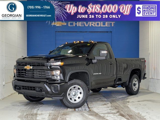 2025 Chevrolet Silverado 2500HD Work TruckSnow Plow/Camper Prep in Cars & Trucks in Barrie