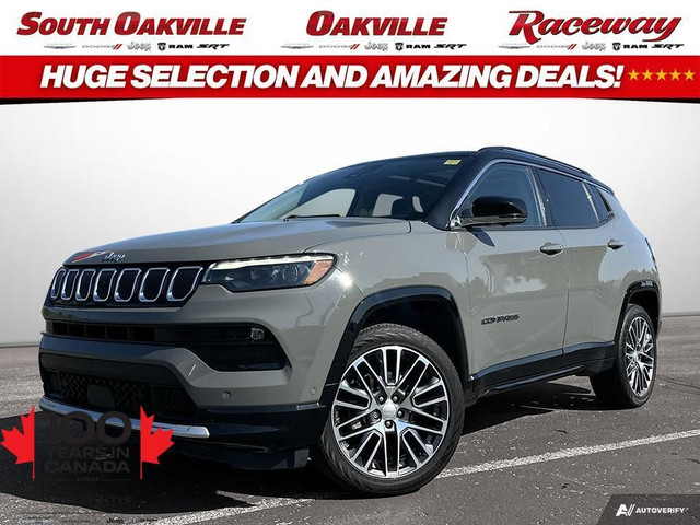 2022 Jeep Compass LIMITED | SUNROOF | CARPLAY | HEATED SEATS | L in Cars & Trucks in Oakville / Halton Region