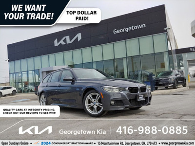  2018 BMW 3 Series 330i 2.0L AWD | SUNROOF | NAV | 72K KM | LTHR