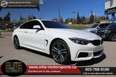 STUNNING CLEAN 2018 BMW 440 xDrive Coupe M-PKG FULLY LOADED WITH HEATED RED LEATHER BUCKET SEATS, HE...