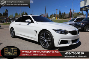 2018 BMW 4 Series 440i xDrive Coupe M-PKG WHITE ON RED INTERIOR