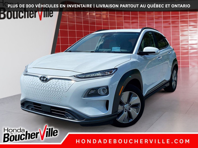 2021 Hyundai KONA ELECTRIC Ultimate CUIR, TOIT, AUTONOMIE 400 KM in Cars & Trucks in Longueuil / South Shore