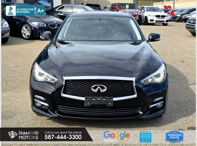 2014 Infiniti Q50 4dr 3.7 Sdn Premium AWD in Cars & Trucks in Edmonton - Image 2